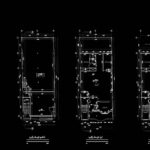 نقشه های معماری و سازه مجتمع تجاری مسکونی دو طبقه به همراه پیلوت  دانلود پروژه