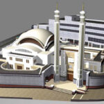 پروژه کامل مسجد جامع شهرک قدس تهران  دانلود پروژه